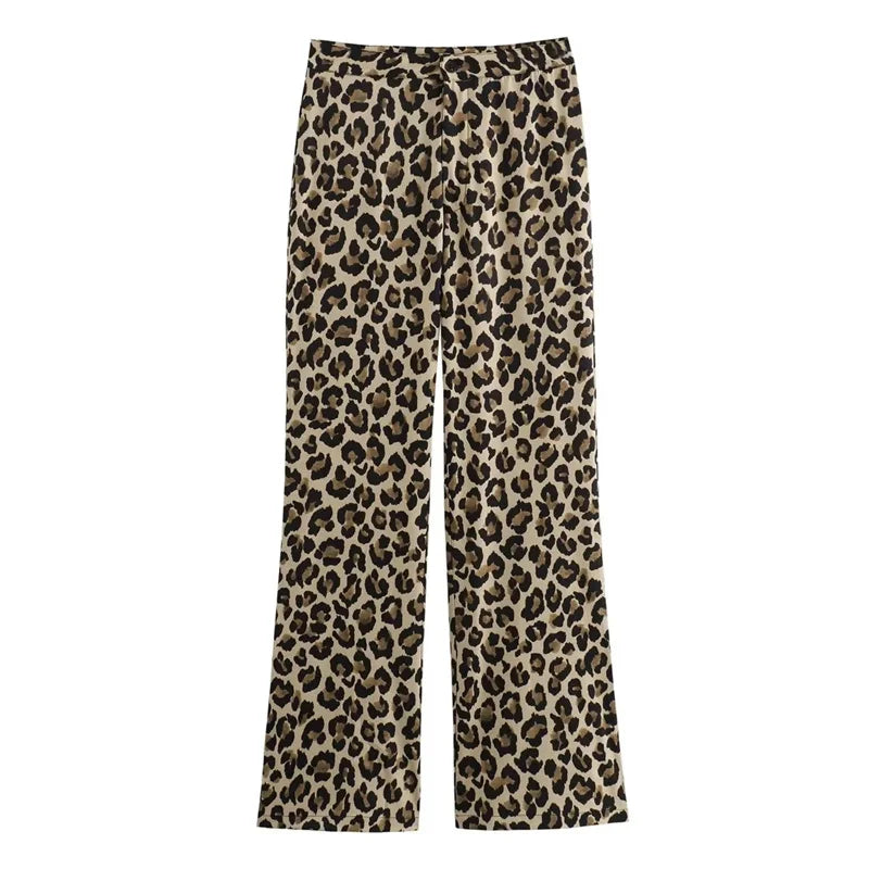 LEOPARD TROUSERS