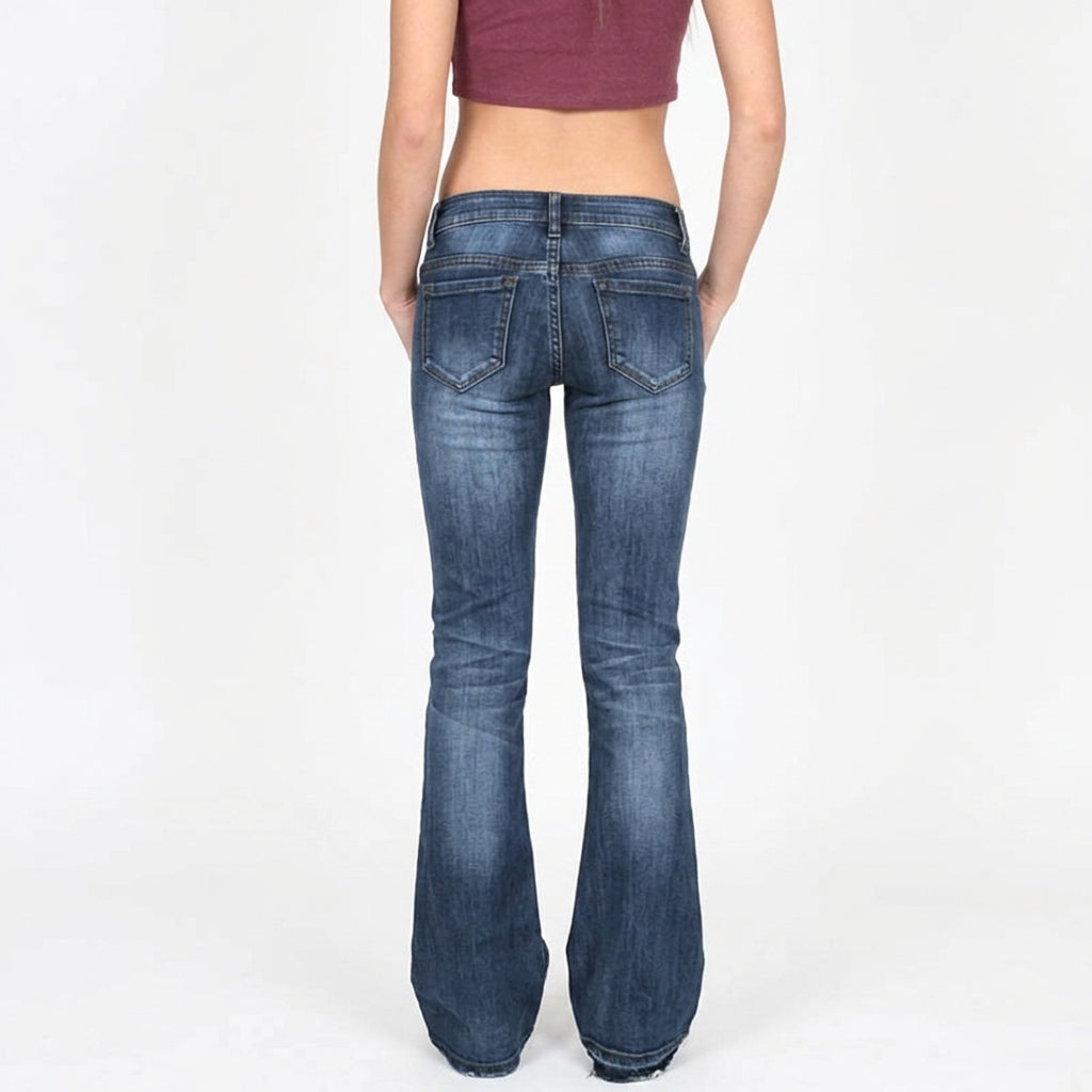 COCO LOW-RISE JEANS