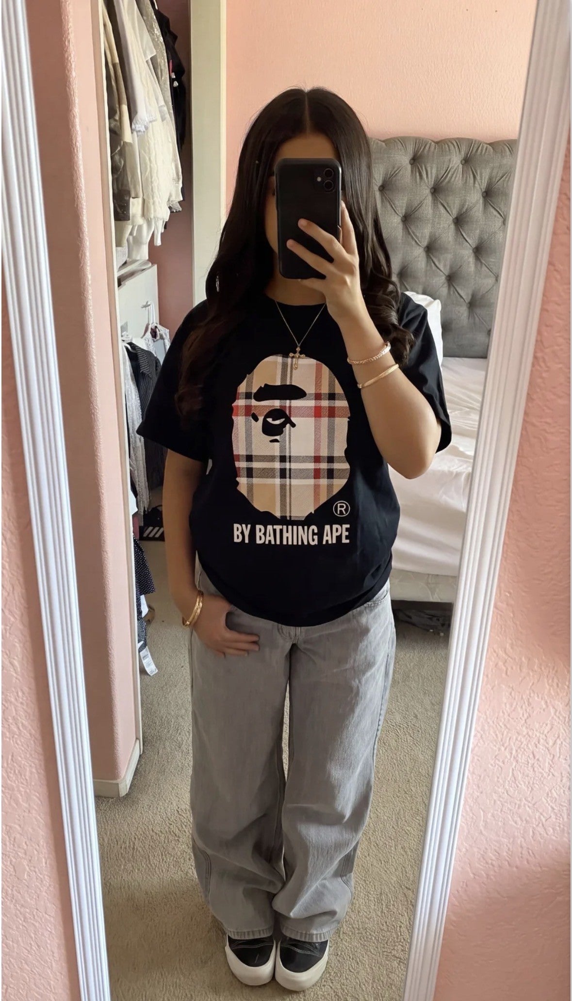 CHEQUERED TEE