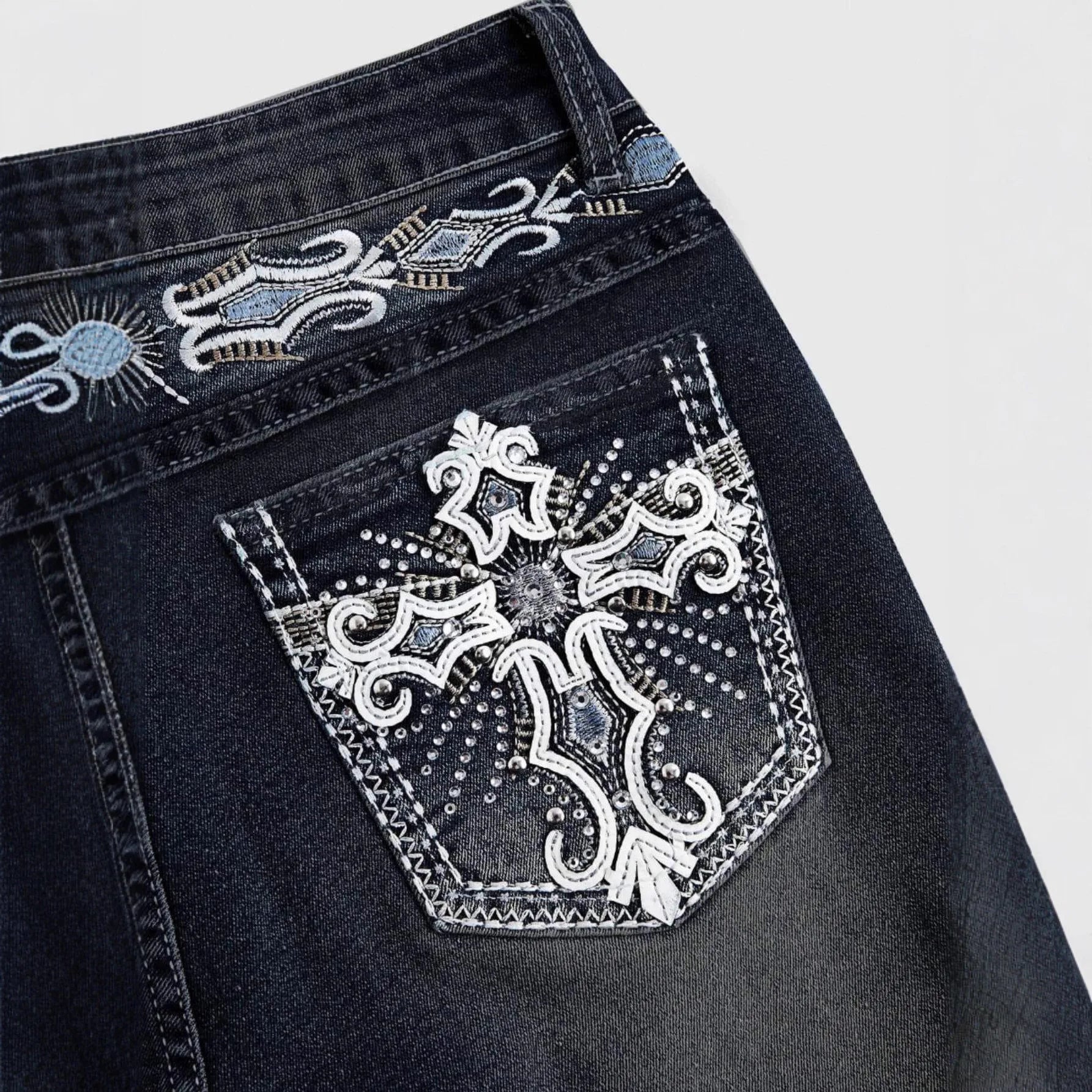 CREST FLARED JEANS